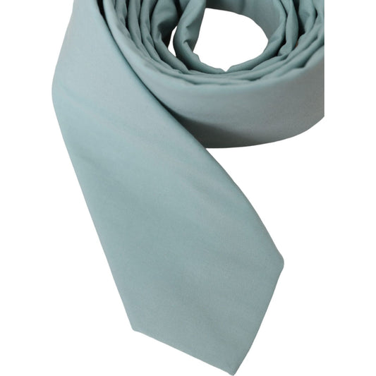 Mint Green Cotton Adjustable Tie Men