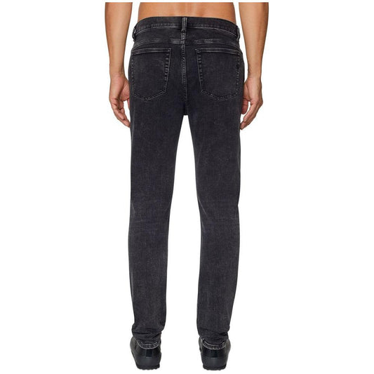 Black Cotton Jeans & Pant