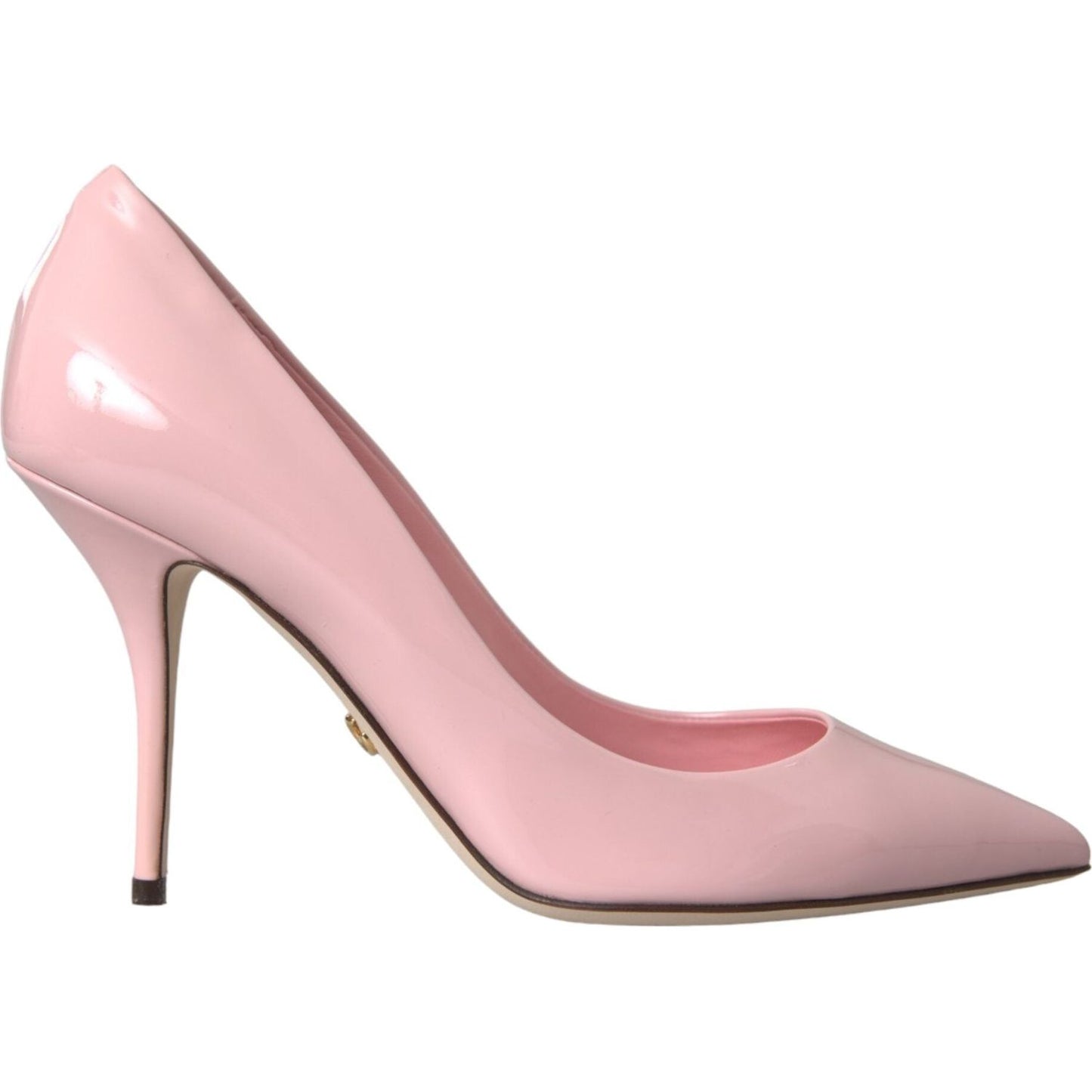 Dolce & Gabbana Light Pink Patent Leather Pump Heels Shoes Dolce & Gabbana