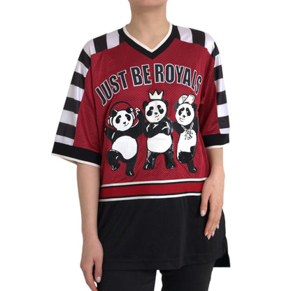 Dolce & Gabbana Multicolor Royals Panda Oversized T-shirt