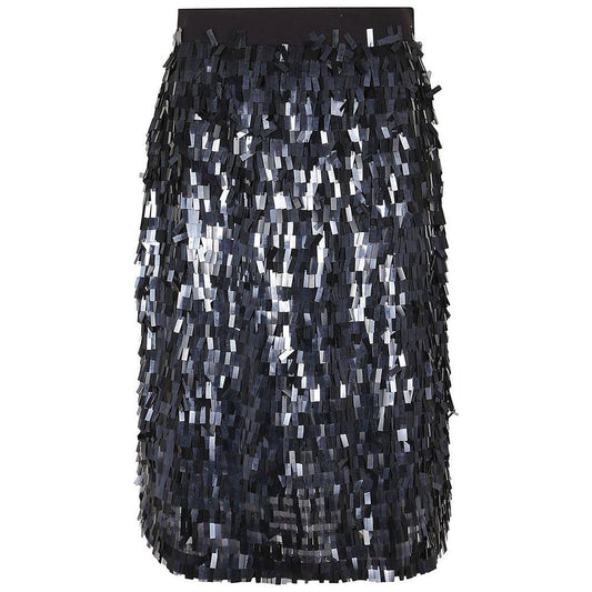 PINKO Black Polyester Skirt PINKO