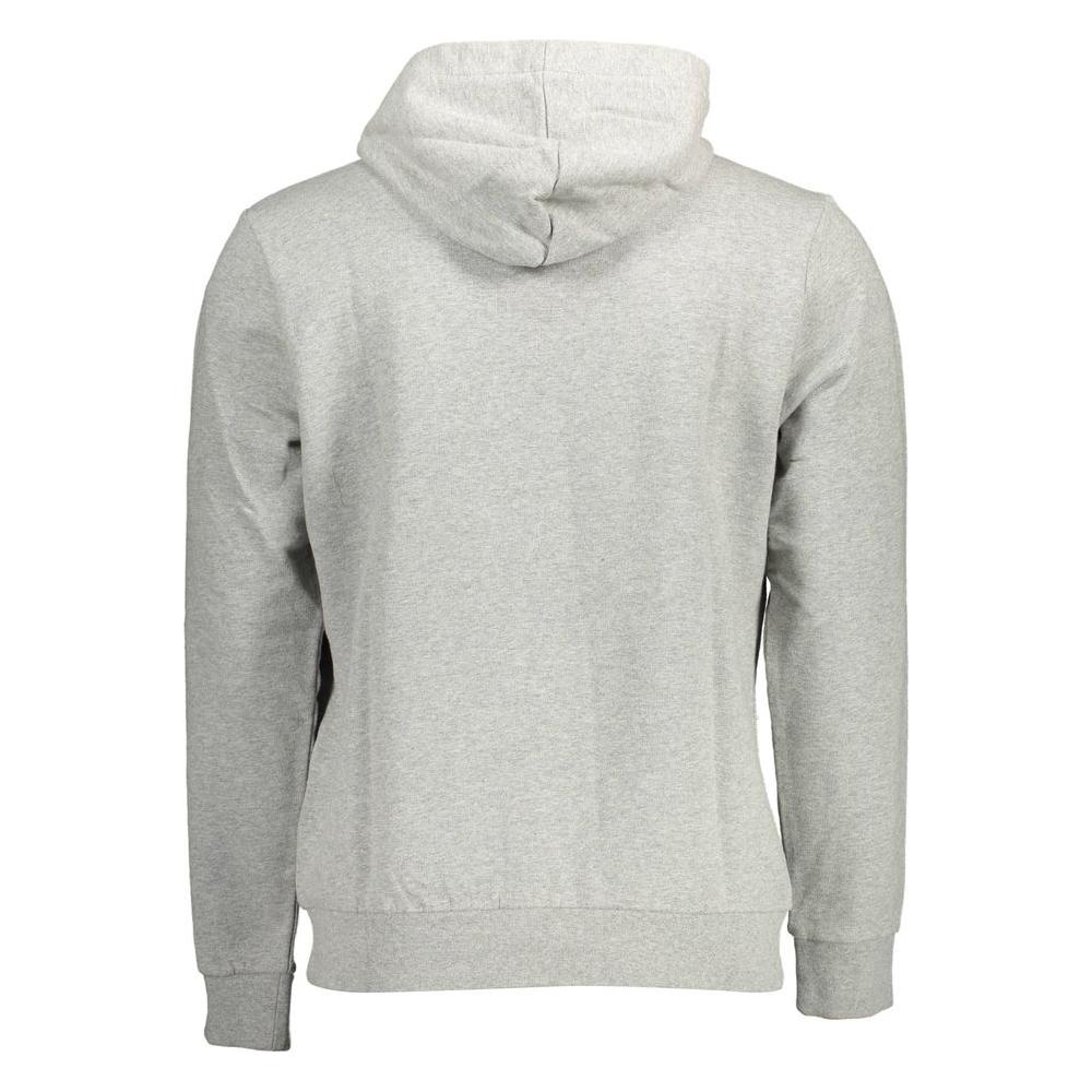 Napapijri Gray Cotton Men Sweater Napapijri