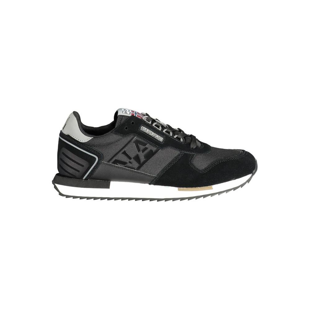 Napapijri Black Polyester Men Sneaker Napapijri