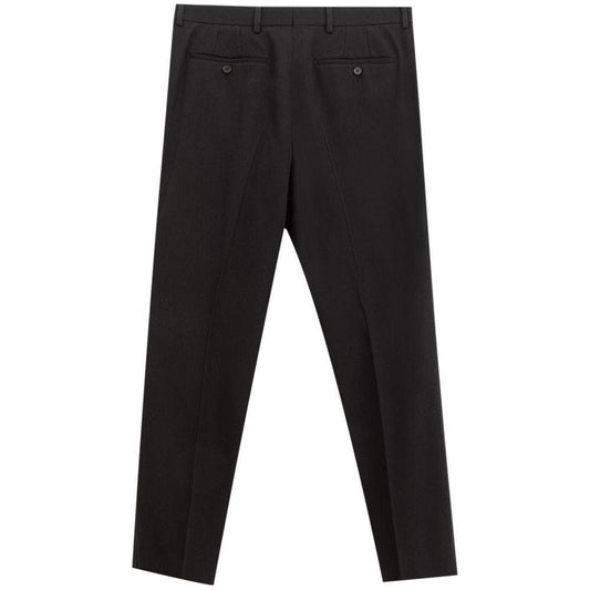 Burberry Black Wool Jeans & Pant Burberry