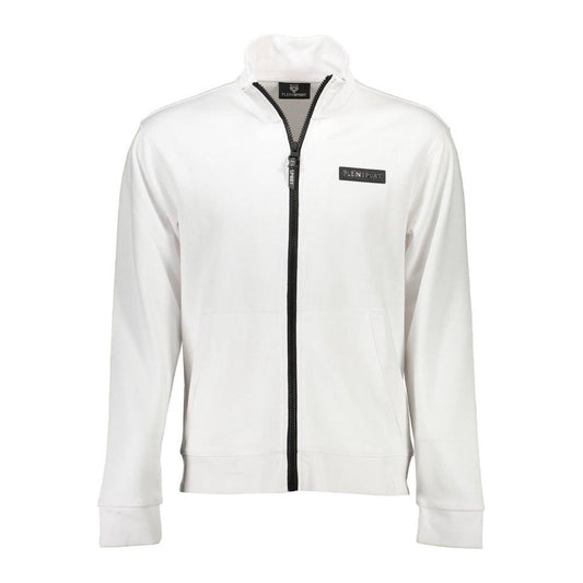 Plein Sport White Cotton Men Sweater Plein Sport