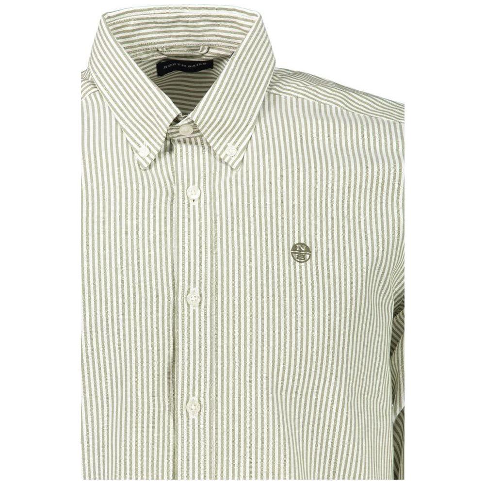 North Sails White Cotton Men Shirt North Sails