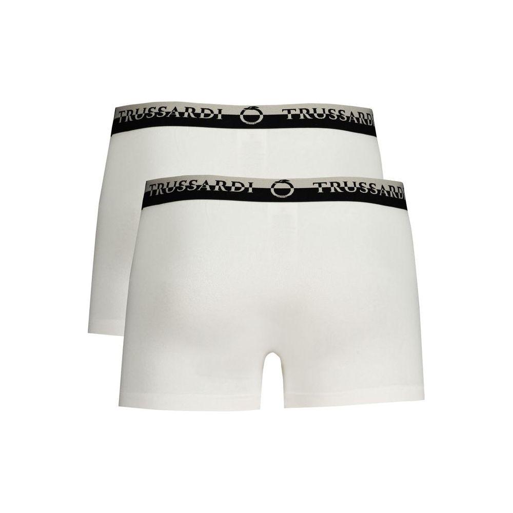 Trussardi White Cotton Underwear Trussardi