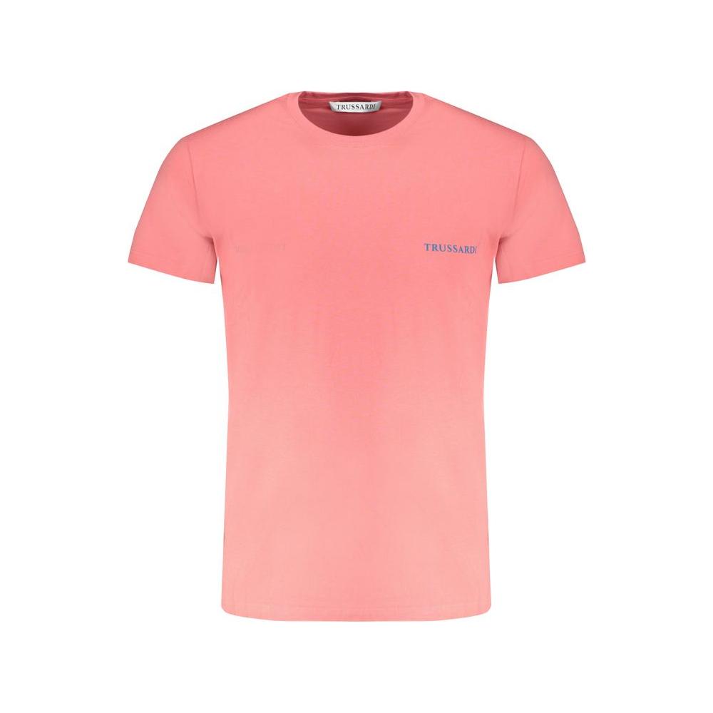 Trussardi Pink Cotton T-Shirt Trussardi