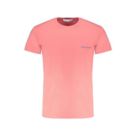 Trussardi Pink Cotton T-Shirt Trussardi