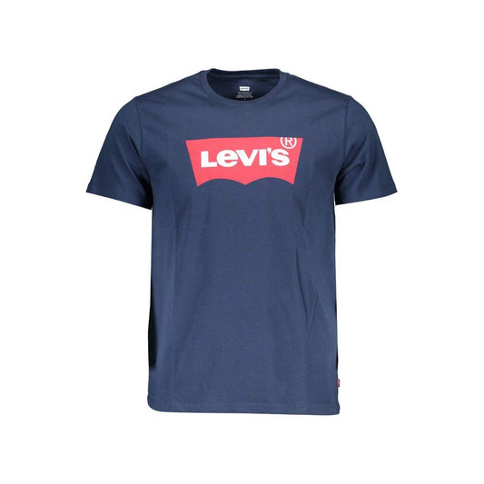 Levi's Blue Cotton Men T-Shirt Levi's