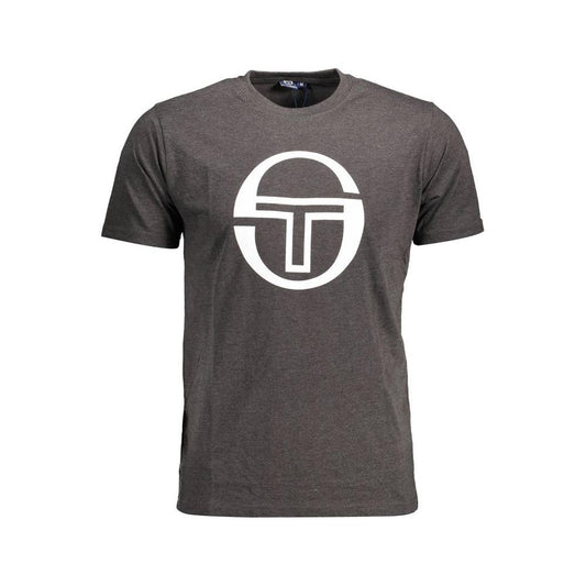 Sergio Tacchini Gray Cotton T-Shirt Sergio Tacchini