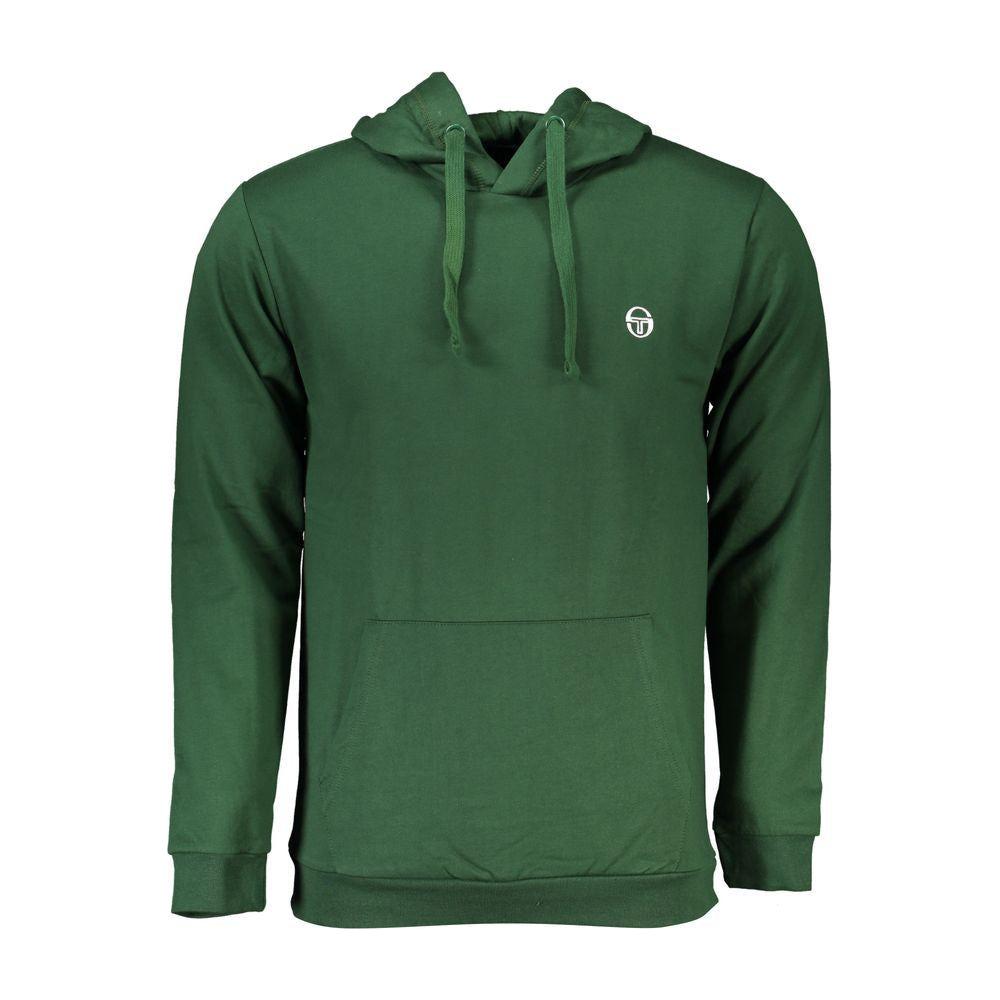 Sergio Tacchini Green Cotton Sweater Sergio Tacchini