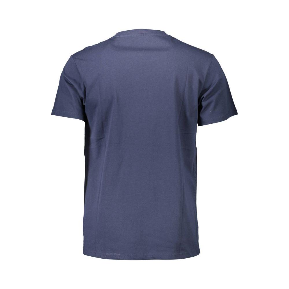 Guess Jeans Blue Cotton Men T-Shirt Guess Jeans