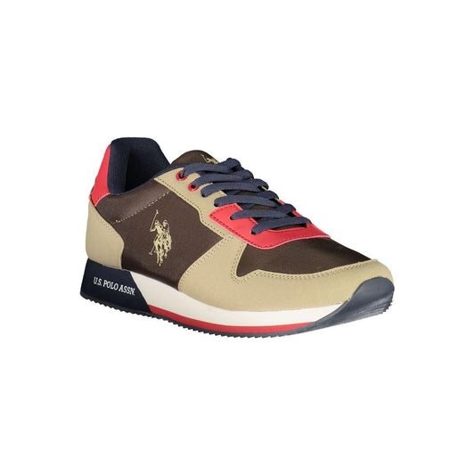 U.S. POLO ASSN. Brown Polyester Men Sneaker U.S. POLO ASSN.