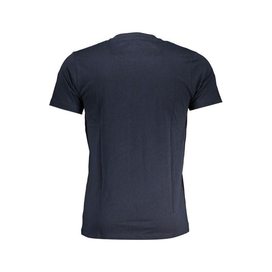 Cavalli Class Blue Cotton T-Shirt Cavalli Class