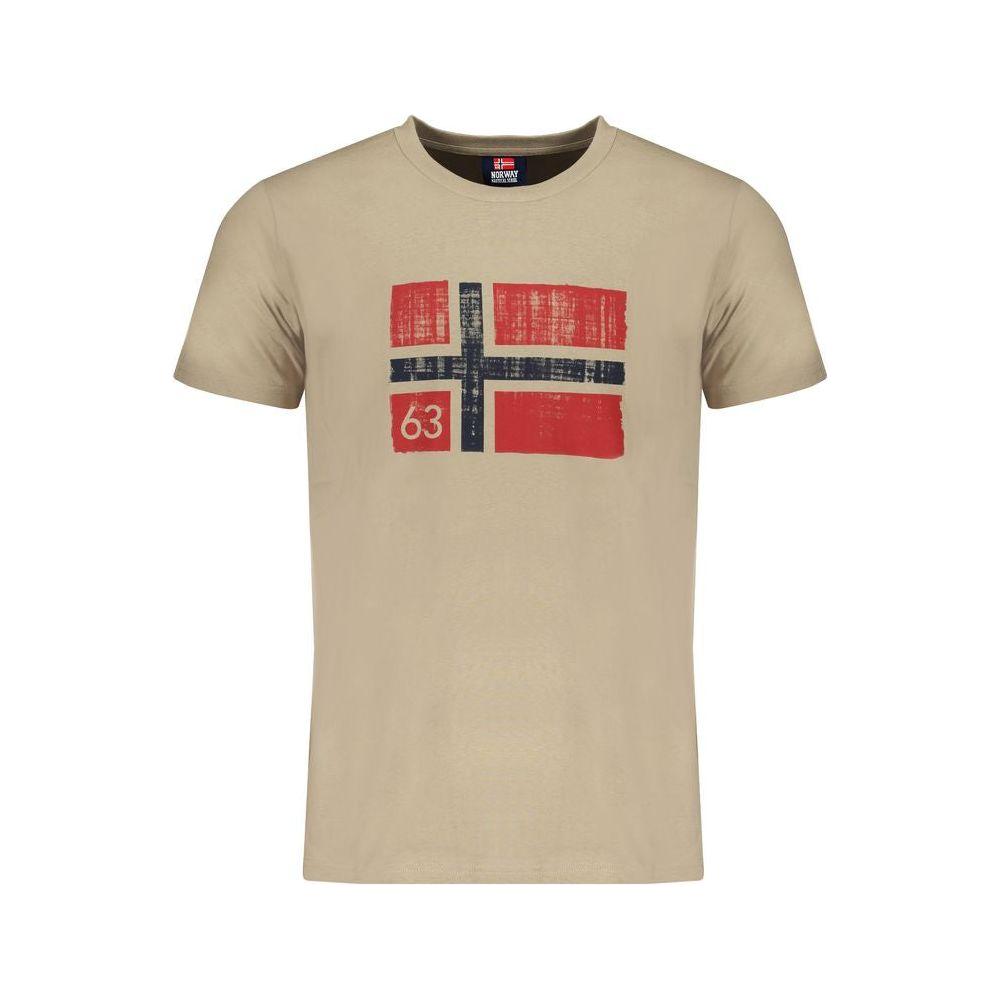 Norway 1963 Beige Cotton T-Shirt Norway 1963