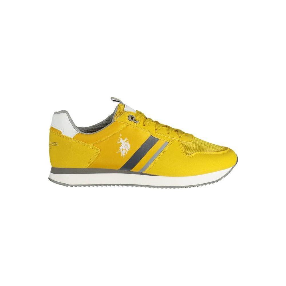 U.S. POLO ASSN. Yellow Polyester Men Sneaker U.S. POLO ASSN.