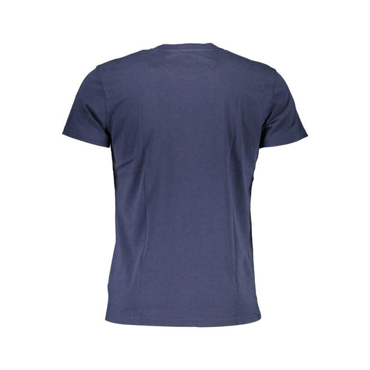 La Martina Blue Cotton Men T-Shirt La Martina