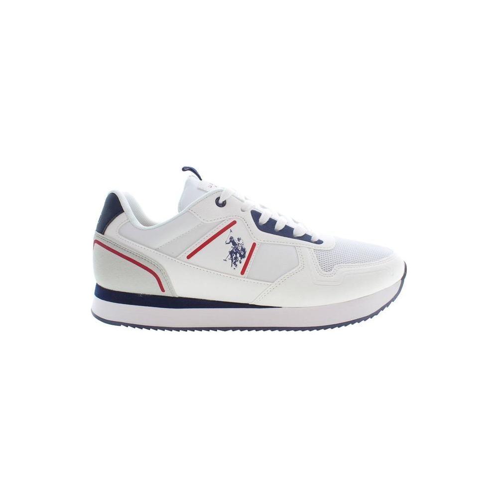 U.S. POLO ASSN. White Polyester Men Sneaker U.S. POLO ASSN.