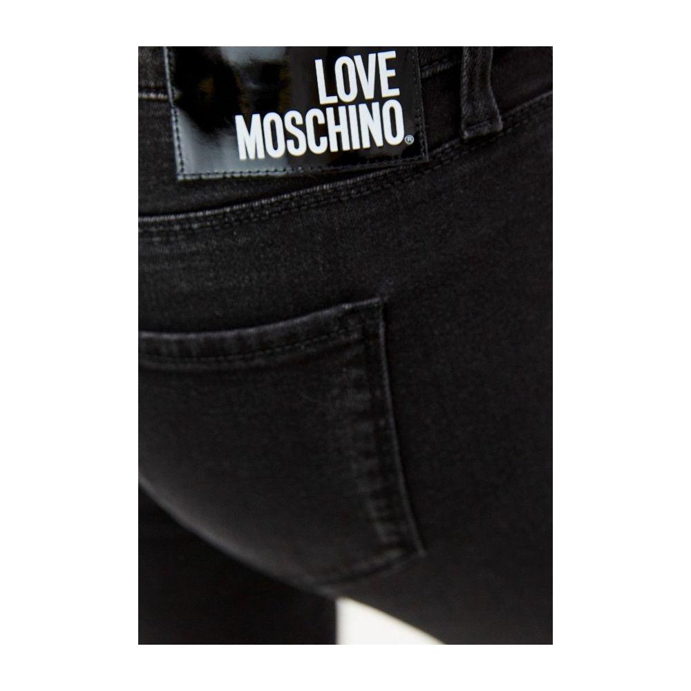 Love Moschino Black Cotton Women Jeans Love Moschino