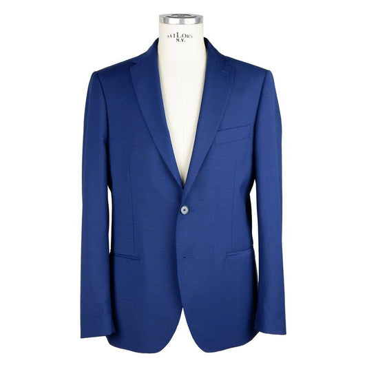 Emilio Romanelli Elegant Two-Button Men's Suit in Blue Emilio Romanelli