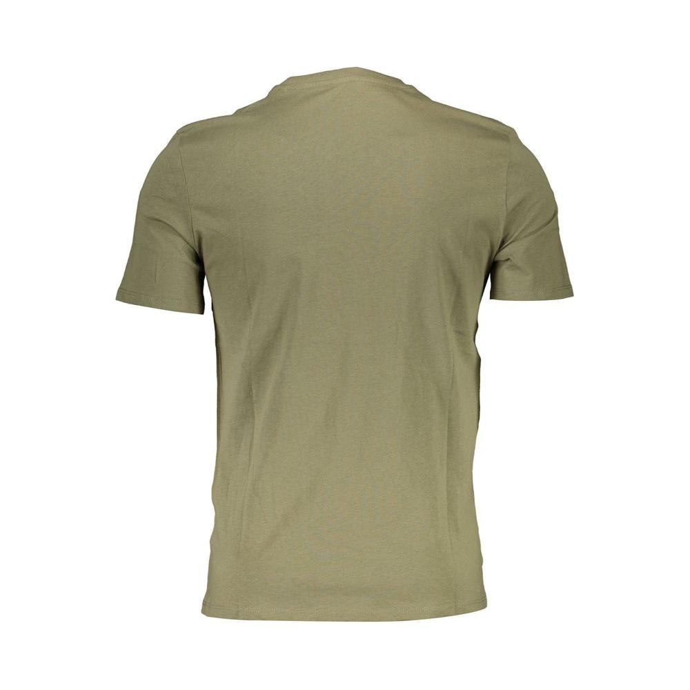 Guess Jeans Green Cotton Men TShirt Guess Jeans