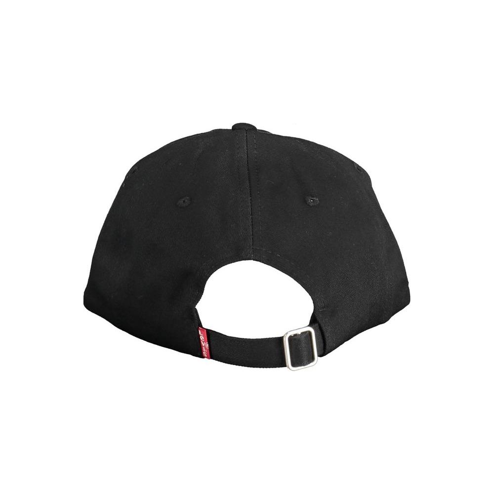 Levi's Black Cotton Men Cap Levi's