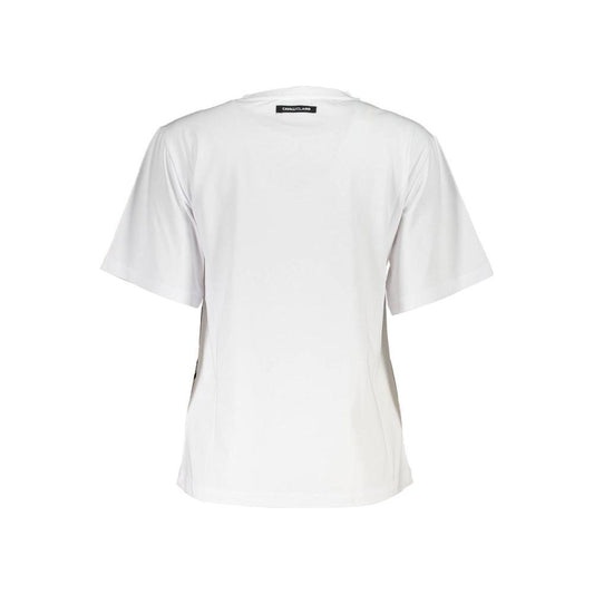 Cavalli Class White Cotton Women T-Shirt Cavalli Class