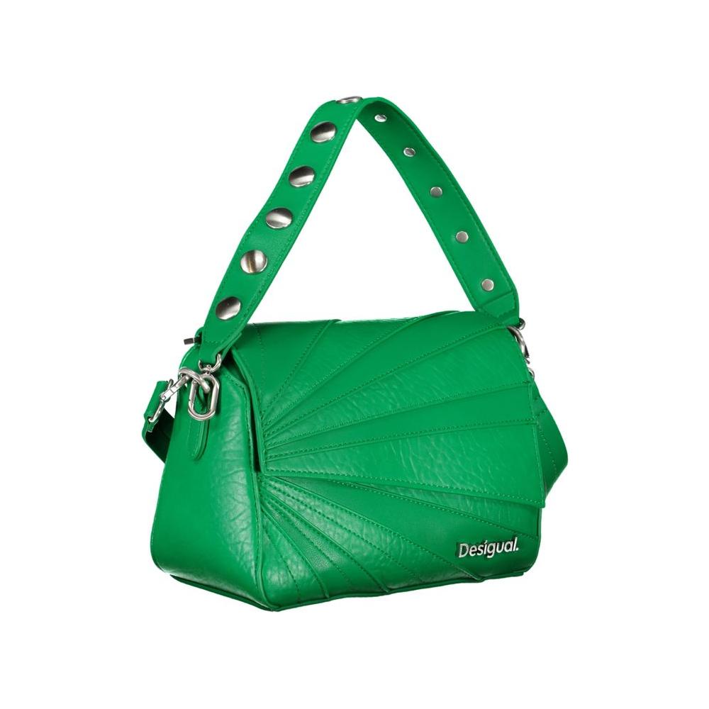 Desigual Green Polyethylene Handbag Desigual