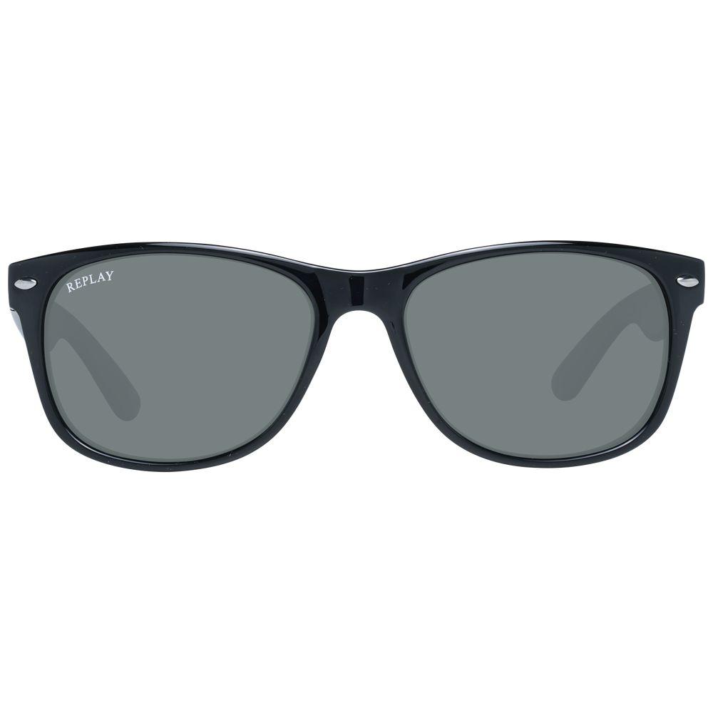 Replay Black Unisex Sunglasses Replay