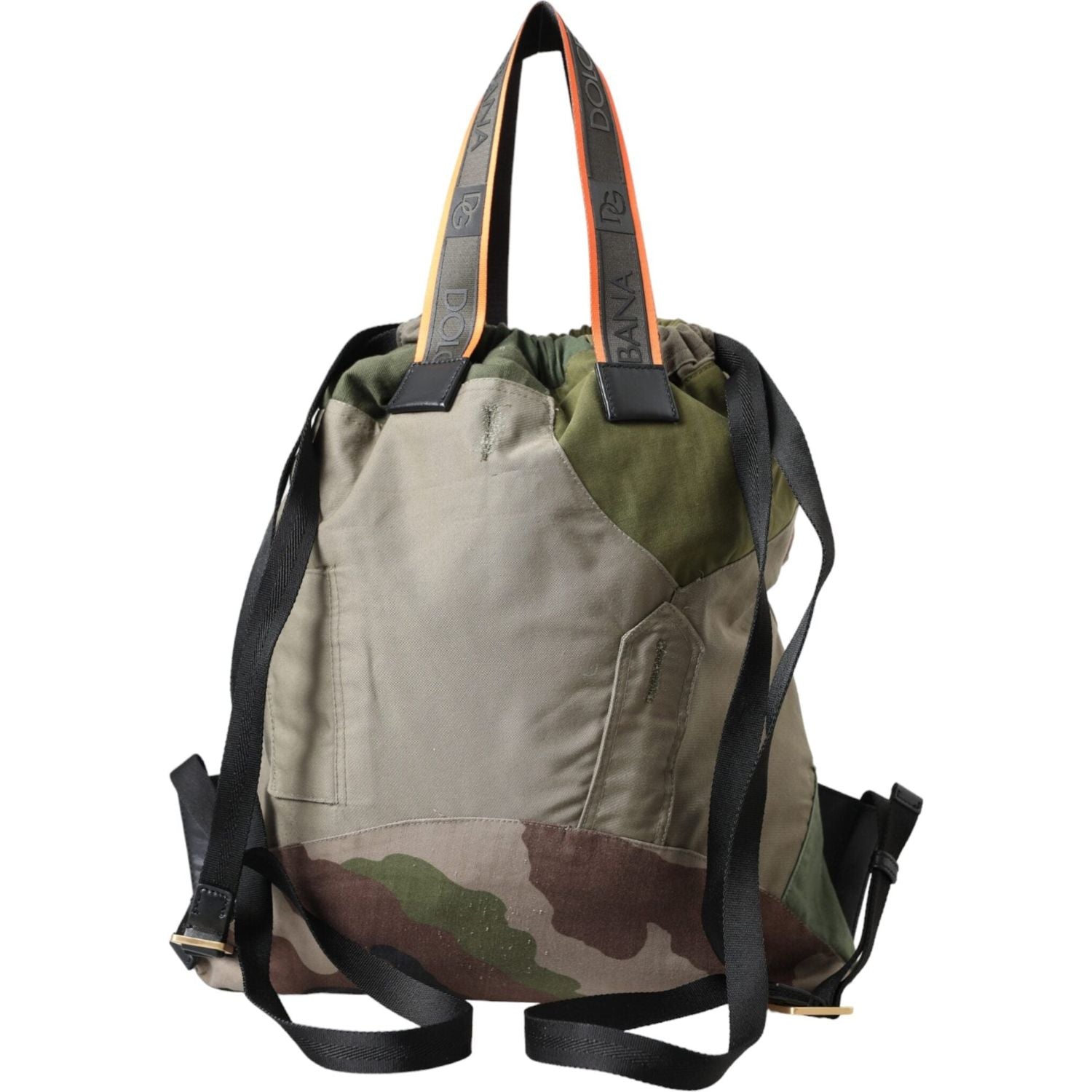 Front view with bag zipped and handles upright.