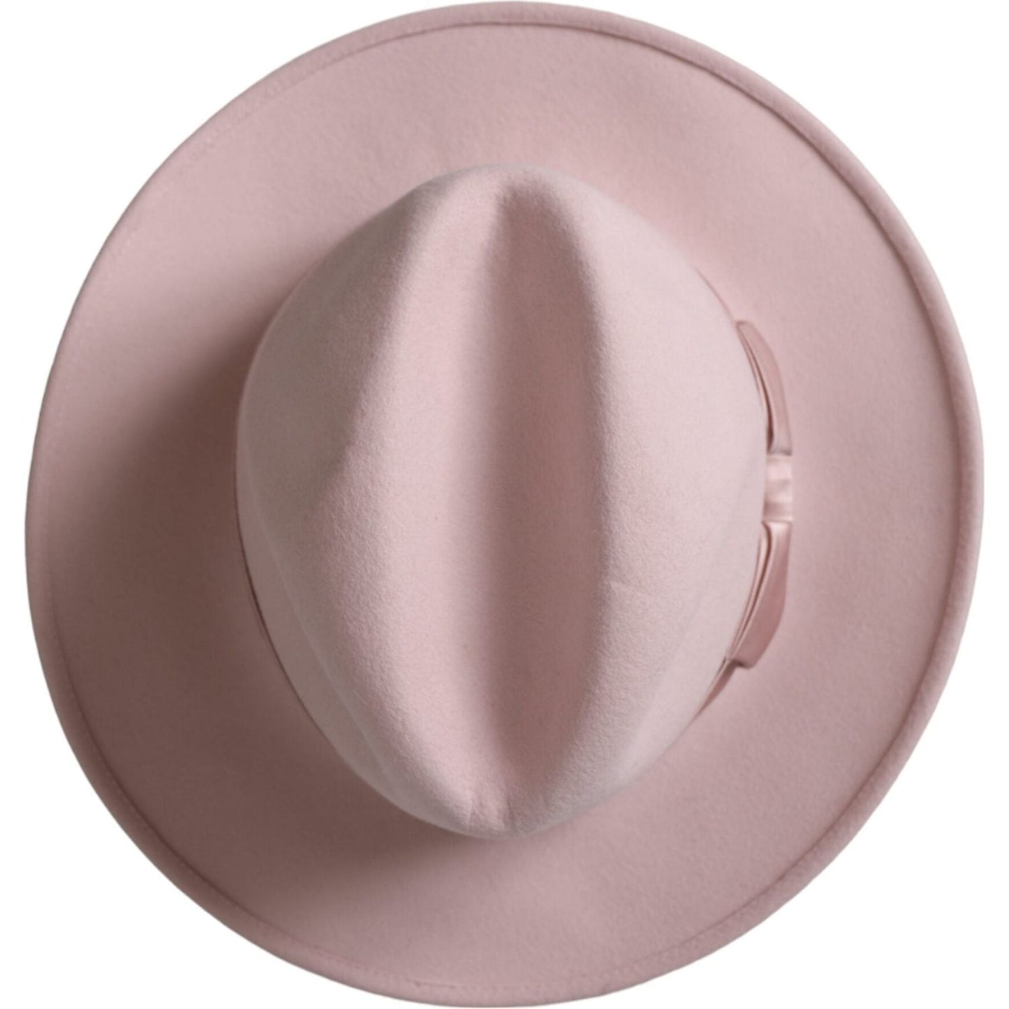 Dolce & Gabbana Pink Rabbit Fedora Trilby Women Hat Dolce & Gabbana