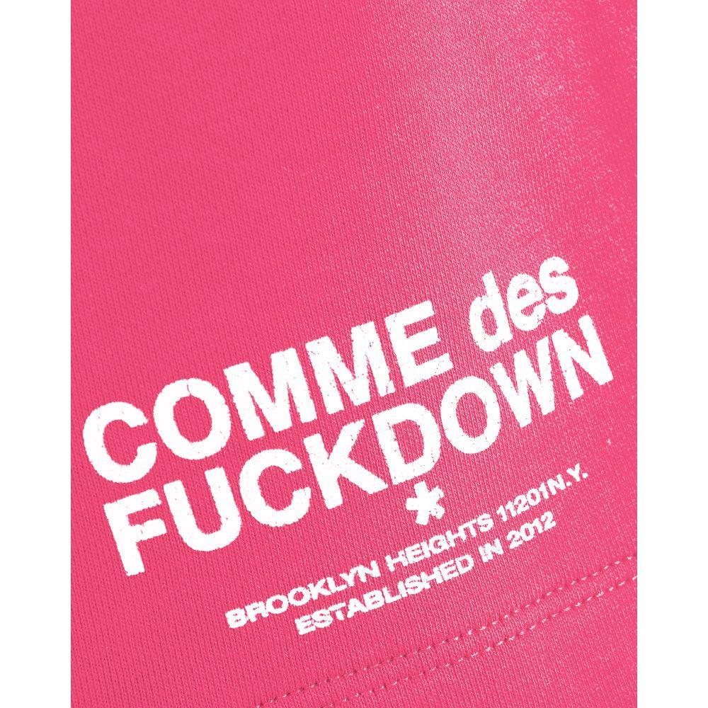 Comme Des Fuckdown Pink Cotton Short Comme Des Fuckdown