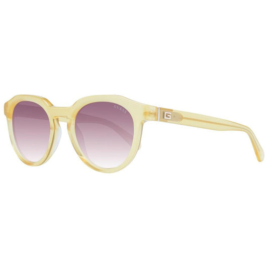 Guess Yellow Men Sunglasses Guess