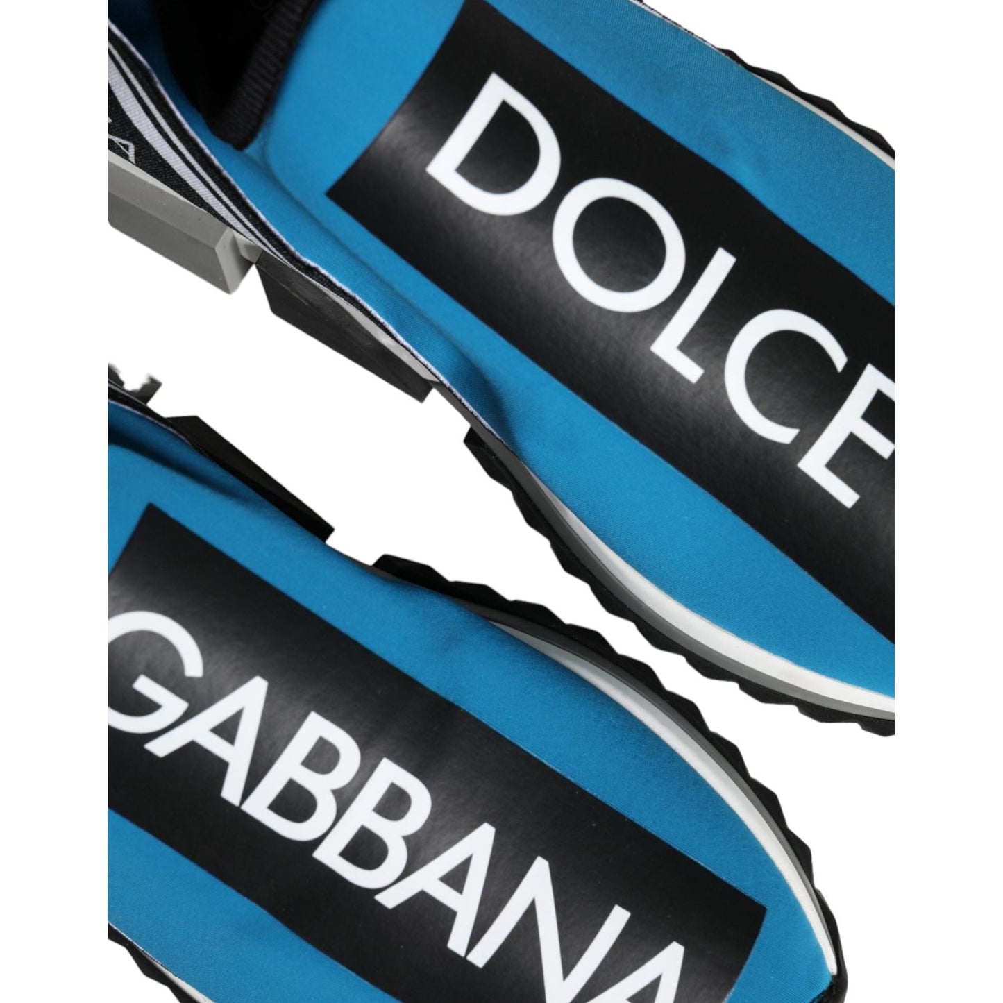 Dolce & Gabbana Blue Logo Low Top Sorrento Men Sneakers Shoes Dolce & Gabbana