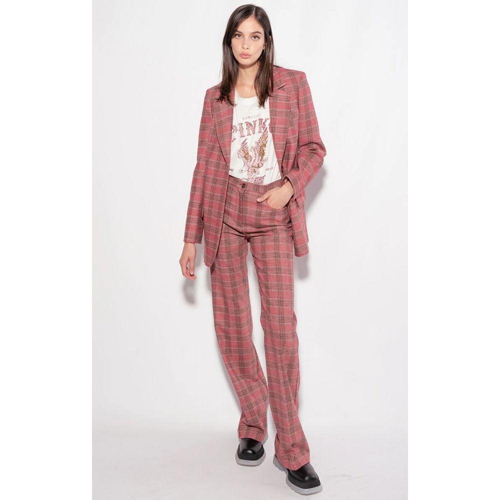 PINKO Red Polyester Jeans & Pant PINKO