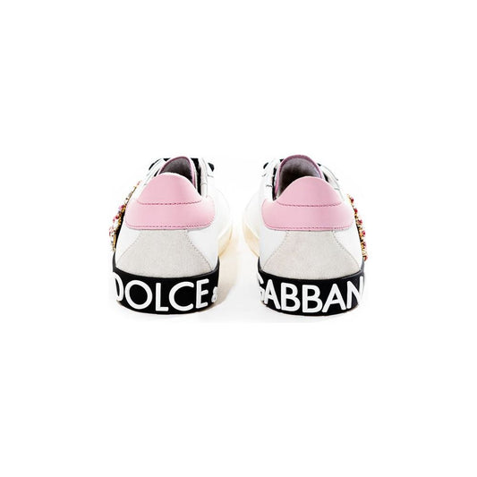 Dolce & Gabbana White Leather Sneaker Dolce & Gabbana