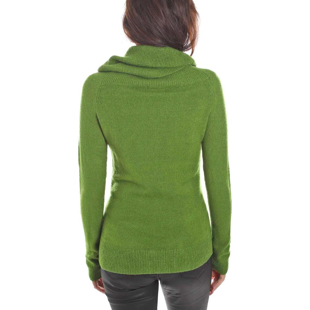 Yes Zee Green Viscose Sweater Yes Zee