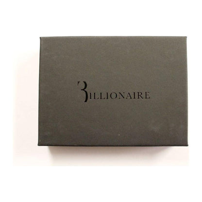 Billionaire Italian Couture Brown Leather Bifold Wallet