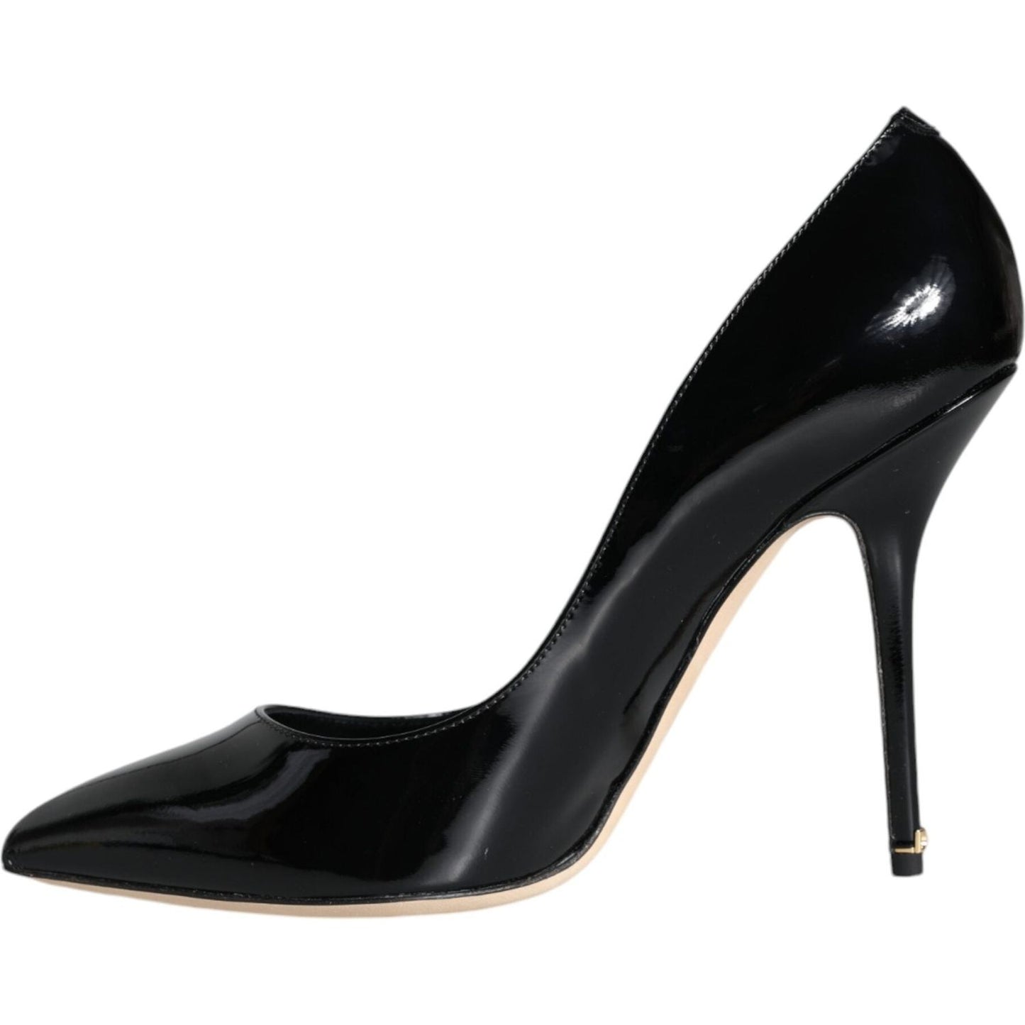 Dolce & Gabbana Black Patent Leather Bellucci Pumps Heels Shoes Dolce & Gabbana