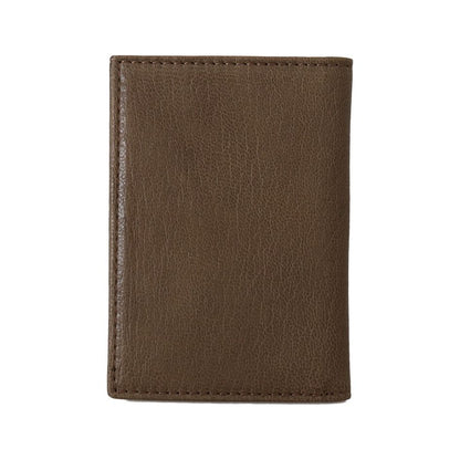Billionaire Italian Couture Brown Leather Bifold Wallet