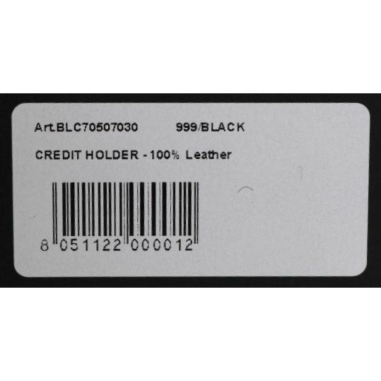 محفظة رجالية فاخرة من الجلد الأسود من Billionaire Italian Couture