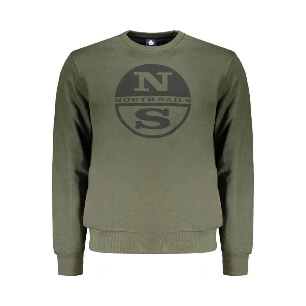 North Sails Green Cotton Sweater North Sails