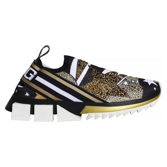 Dolce & Gabbana Multicolor Comet Star Print Sorrento Sneakers Shoes Dolce & Gabbana