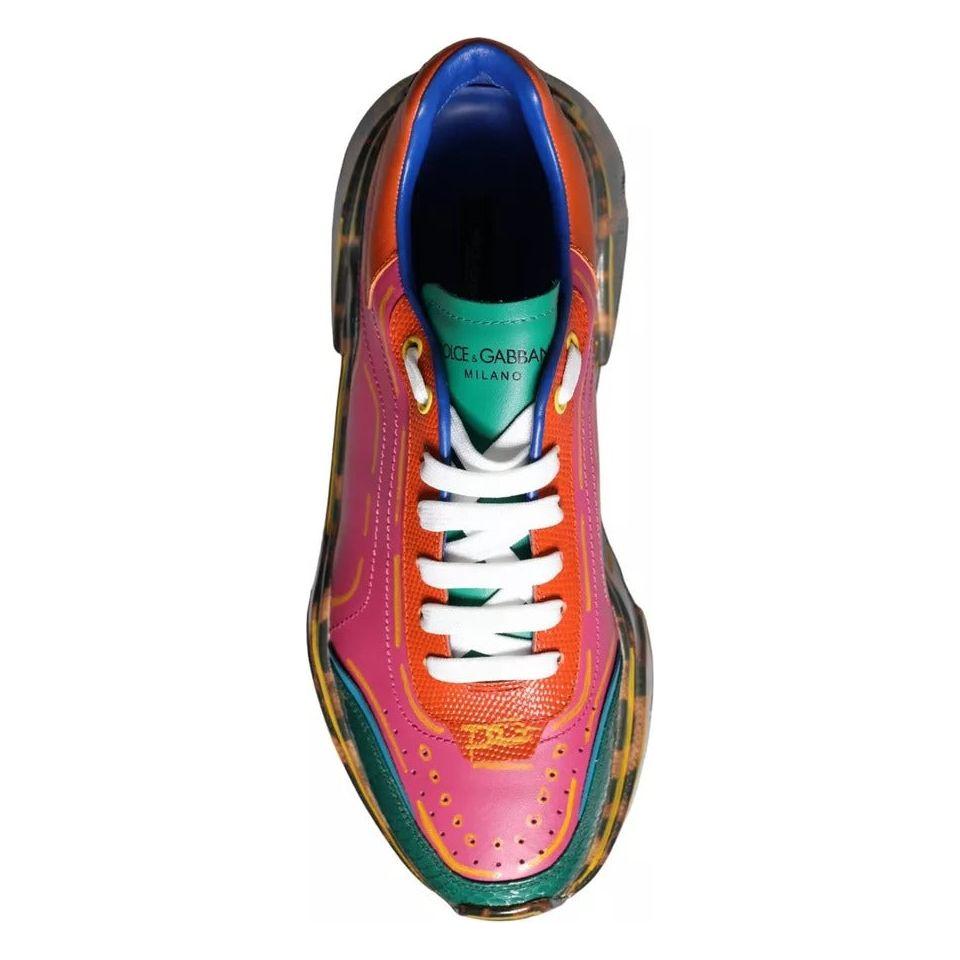 Dolce & Gabbana Multicolor Daymaster Low Top Sneakers Shoes Dolce & Gabbana