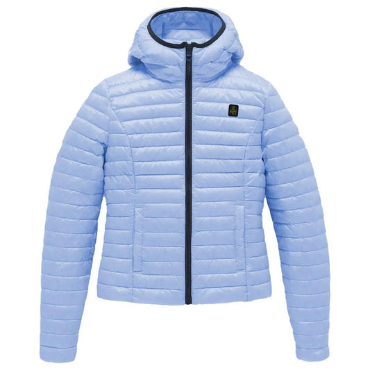 Refrigiwear Light Blue Polyamide Jackets & Coat Refrigiwear