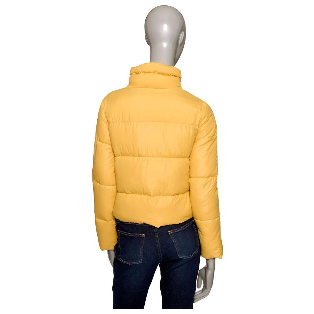 Baldinini Trend Yellow Polyester Women Jacket Baldinini Trend