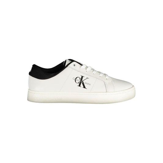 Calvin Klein White Polyester Sneaker Calvin Klein