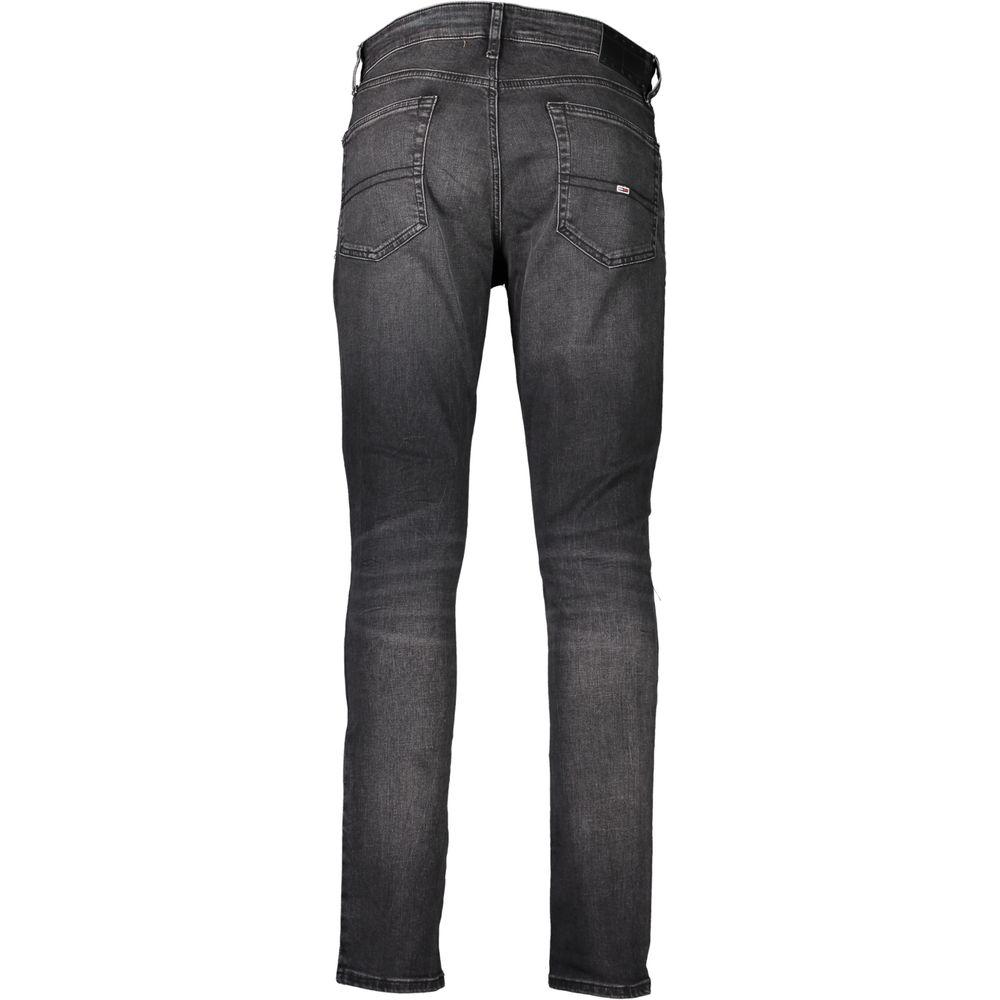 Tommy Hilfiger Black Cotton Jeans & Pant Tommy Hilfiger