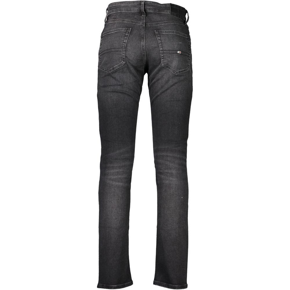 Tommy Hilfiger Black Cotton Jeans & Pant Tommy Hilfiger